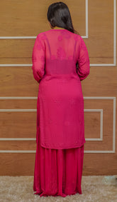Net Party Wear Suit